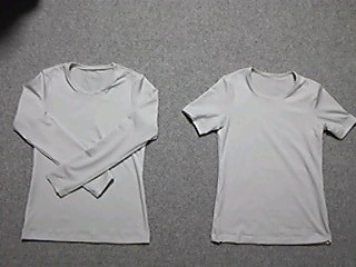 Tシャツ(ベージュグレー)2枚