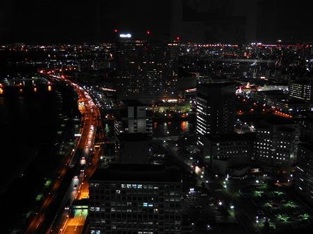 ヤフードーム方面の夜景