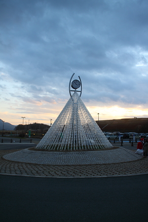 見はらしの丘　ペットボトルイルミネーション