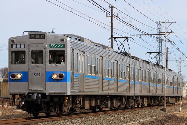 1525レ 秩父鉄道5000系5003f 3両 写真共有サイト フォト蔵