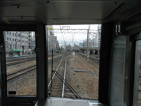 321系東海道本線の車窓(新大阪→大阪)1