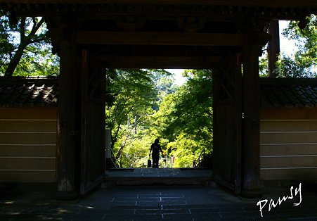 門のフレーム・・長月の円覚寺にて・・7