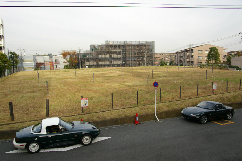 以前住んでいた建物は取り壊され更地に