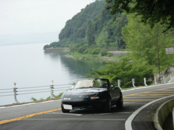 峠道に入り撮影は断念